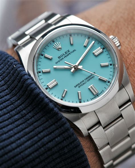 rolex bleu tiffany